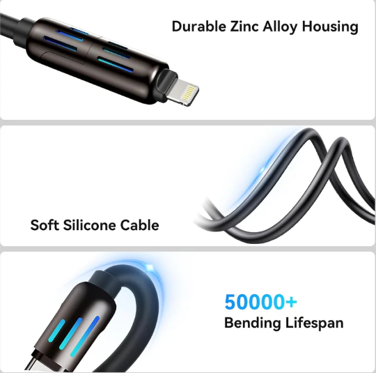 4-in-1 Multi USB Charging Cable